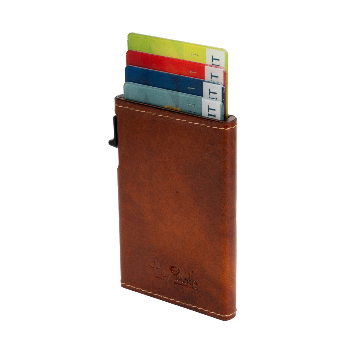 Tony Perotti - Furbo Van Gogh Korthållare i läder med RFID-skydd och ytterfack