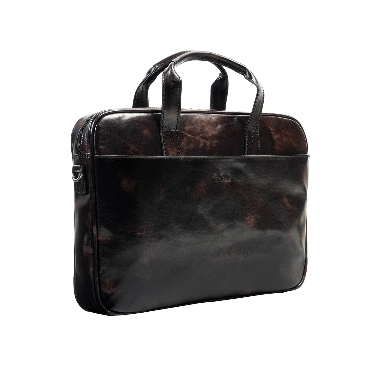 Tony Perotti - Van Gogh Laptopväska i läder med 1 fack, smal #Färg_Svart