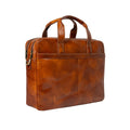 Tony Perotti - Van Gogh Laptopväska i läder med 2 fack, smal #Färg_Conjac