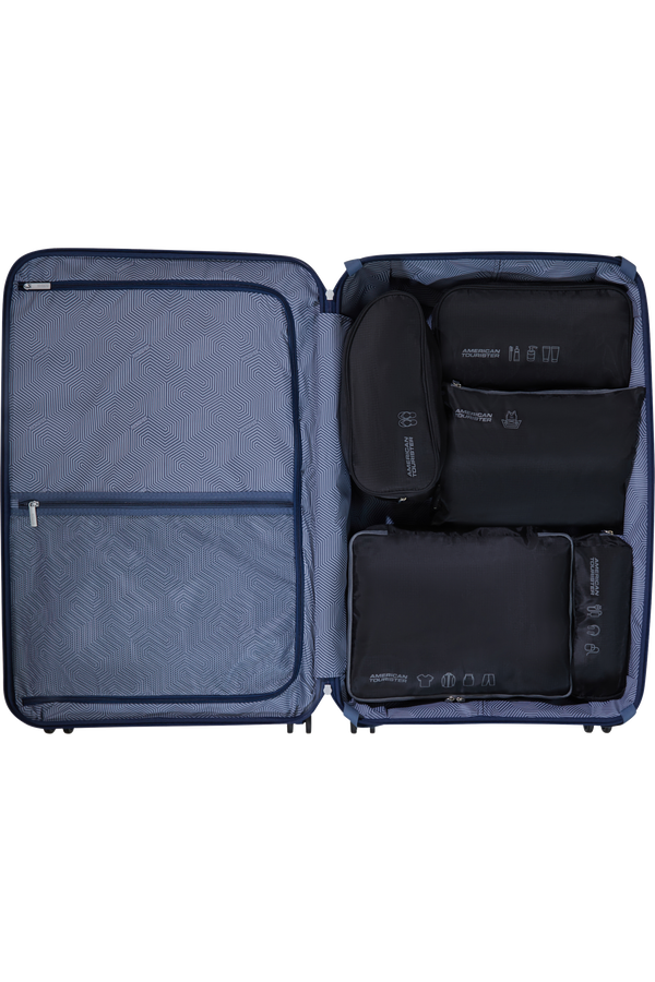 Packing Organisers Set med 5 packorganisatörer Packorganisatörer ONE SIZE #Färg_Black/Grey