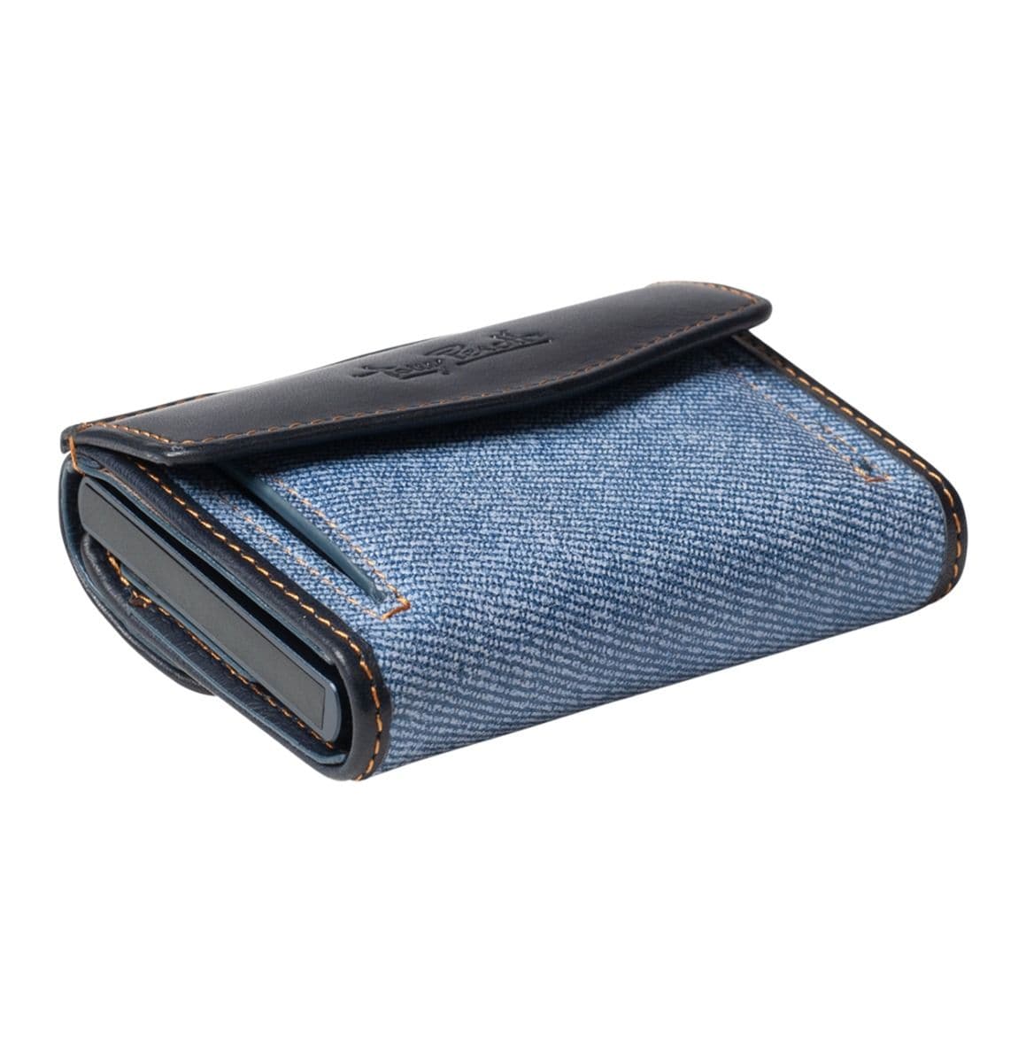 Tony Perotti - Furbo Jeans Korthållare i läder med RFID-skydd, sedelfack och myntfack