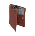 Tony Perotti - Furbo Pure Mini Vintage Plånbok i läder med sedelfack och myntfack #Färg_Bordeaux