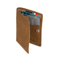 Tony Perotti - Furbo Pure Mini Vintage Plånbok i läder med sedelfack och myntfack #Färg_Mörkbrun