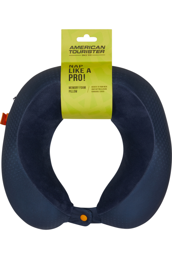 Travel Pillow Nackkudde Nackkudde ONE SIZE #Färg_Navy/Orange