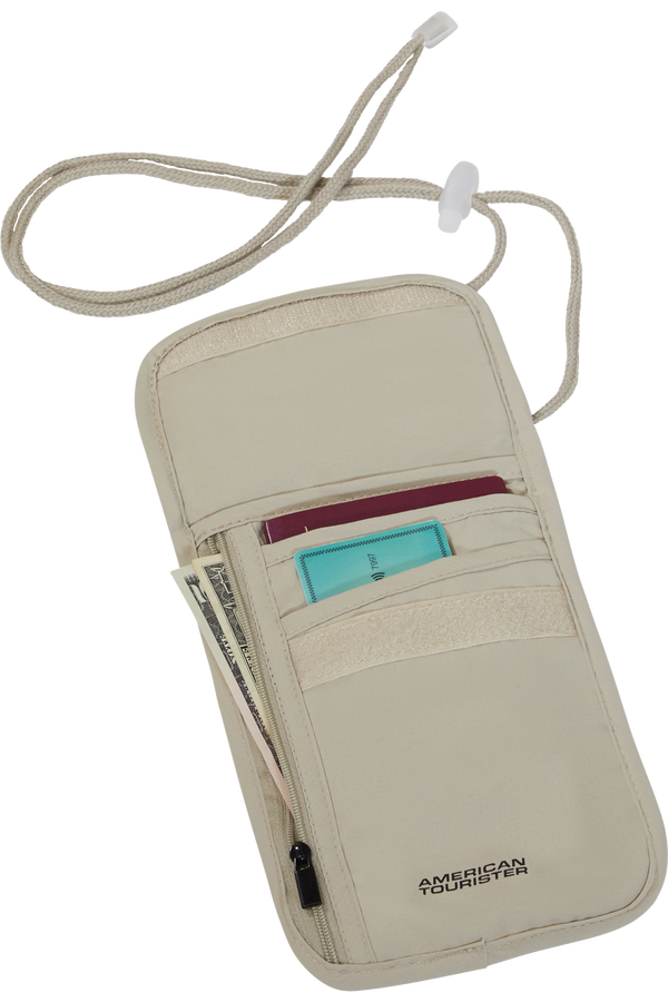 Neck Pouch RFID Neck Pouch Neck Pouch ONE SIZE #Färg_Sand