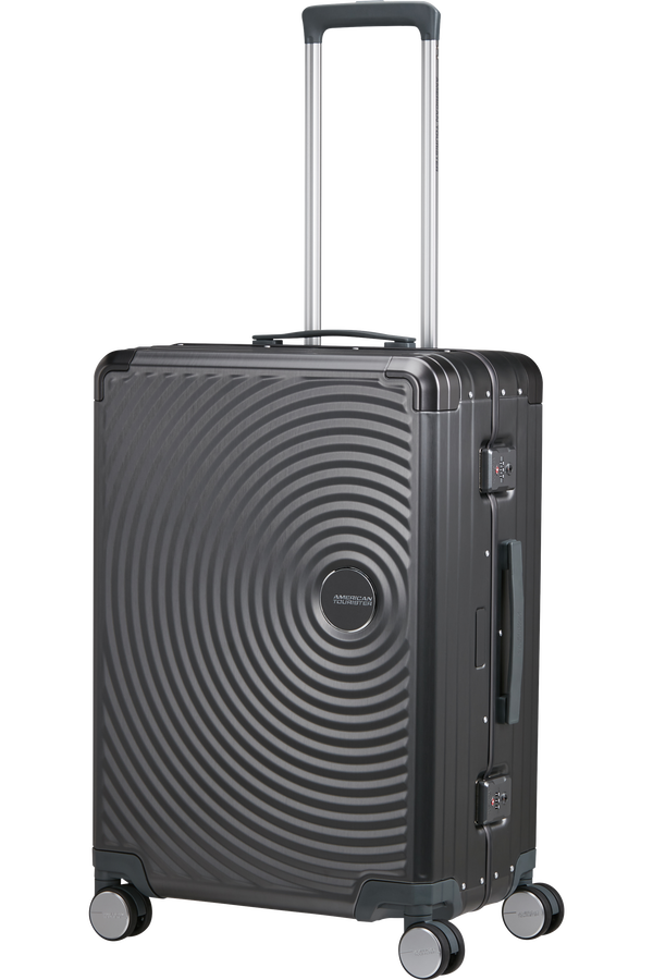 Soundbox Resväska med 4 hjul 68 CM #Färg_Brushed Anthracite