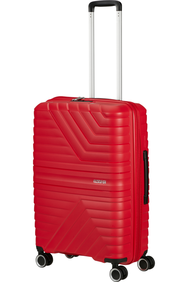 Flytwist Resväska med 4 hjul 67 CM #Färg_True Red