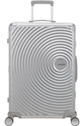 Soundbox Resväska med 4 hjul 77 CM #Färg_Silver